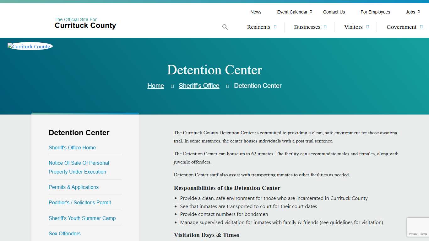 Detention Center - Currituck County